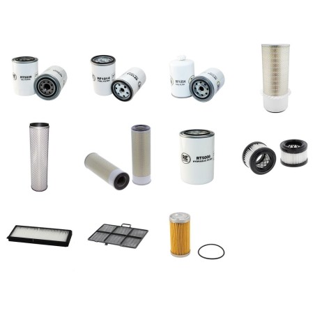 HYUNDAI ROBEX 140LC-7 Filter Kit w/Cummins 4B3.9 TIER II SN 1001-